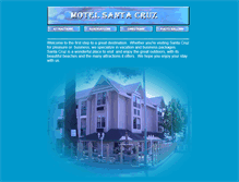Tablet Screenshot of motelsantacruz.net
